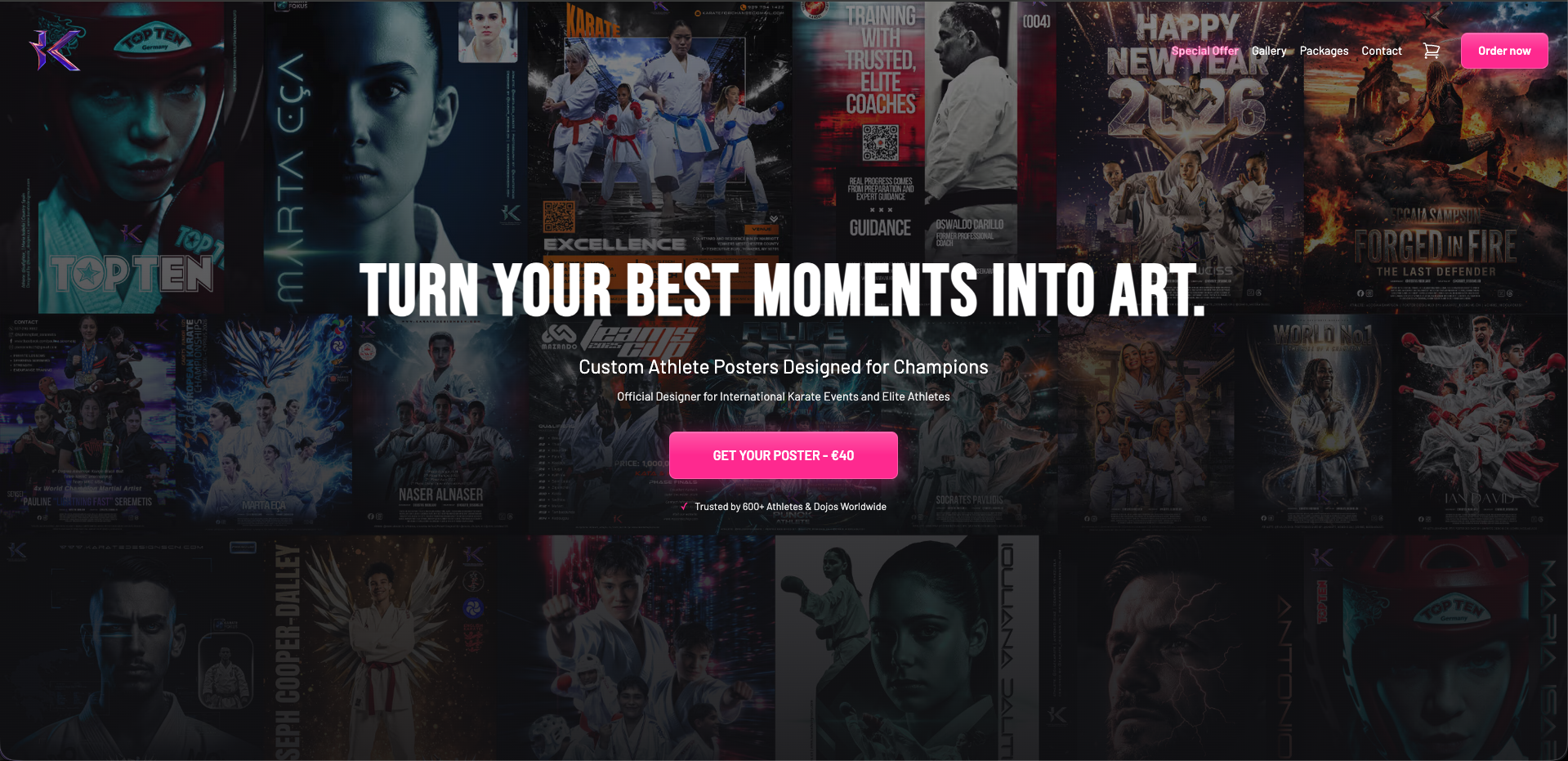 Karate Designs CN hero view